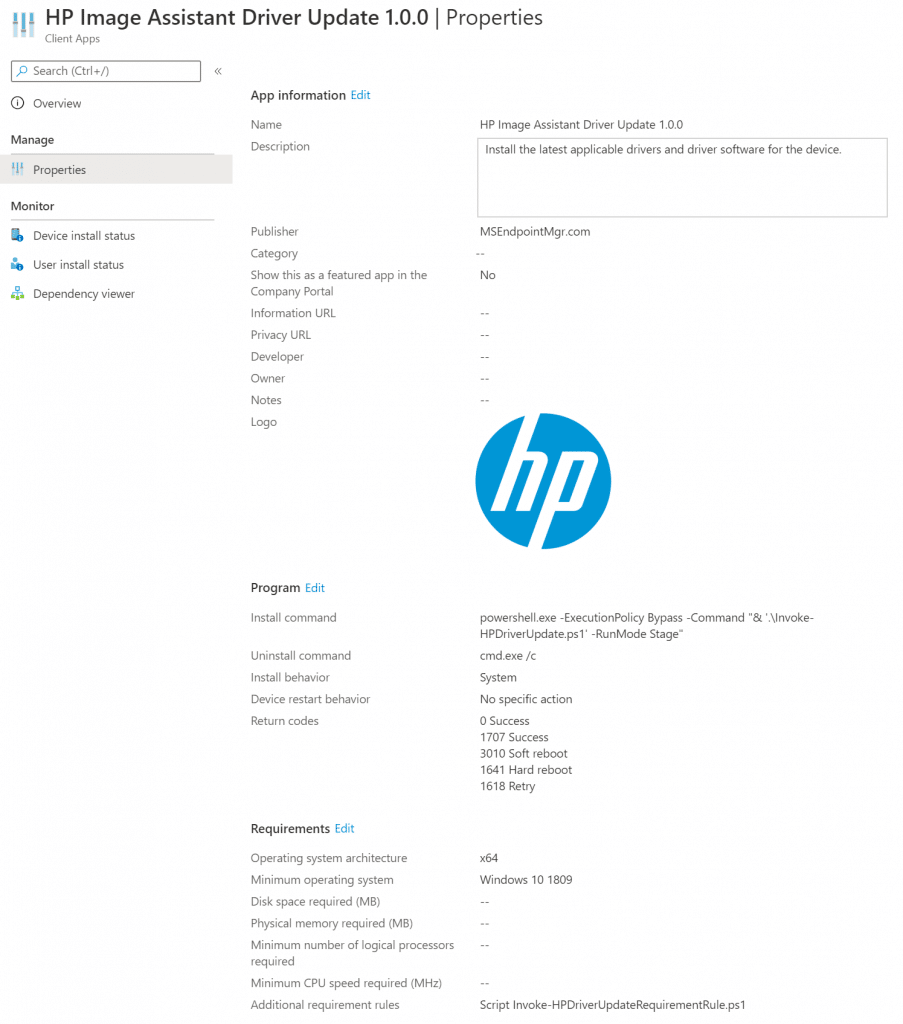 automatically install hp drivers